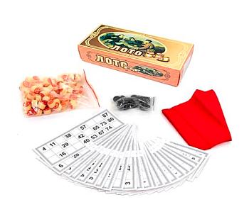 Игра настольная 14+ 'KWELT', Лото в наборе 24*10,5*5,5 см. К-12358