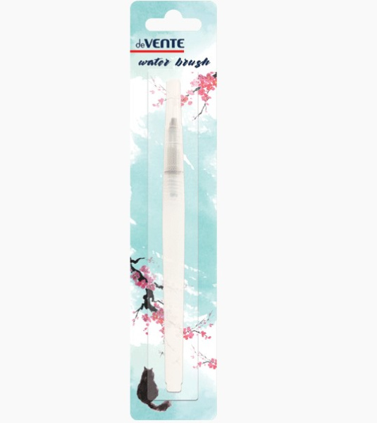 Кисть 'deVENTE. Water Brush' с резервуаром для воды, нейлон, размер S, 8073790